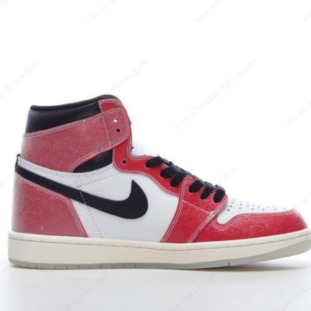 Zapatos Nike Air Jordan 1 Retro High ‘Negro Blanco Rojo’ Hombre/Femenino DA2728-100