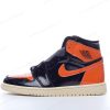 Zapatos Nike Air Jordan 1 Retro High ‘Negro Naranja’ Hombre/Femenino 555088-028