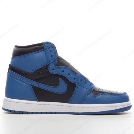 Zapatos Nike Air Jordan 1 Retro High OG ‘Azul Oscuro Negro’ Hombre/Femenino 555088-404