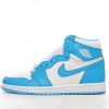 Zapatos Nike Air Jordan 1 Retro High OG ‘Blanco Azul’ Hombre/Femenino 555088-117