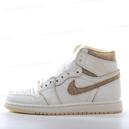 Zapatos Nike Air Jordan 1 Retro High OG ‘Blanco Marrón Claro’ Hombre/Femenino FD8631-100