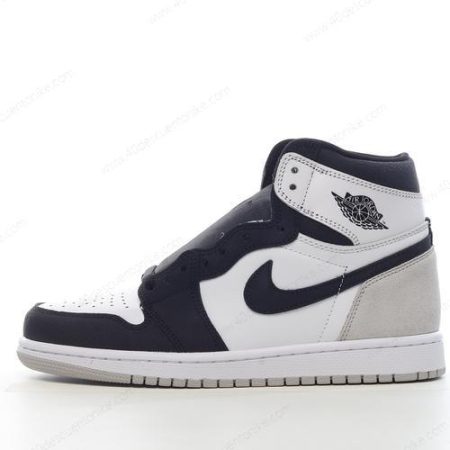 Zapatos Nike Air Jordan 1 Retro High OG ‘Blanco Negro Gris’ Hombre/Femenino 555088-108
