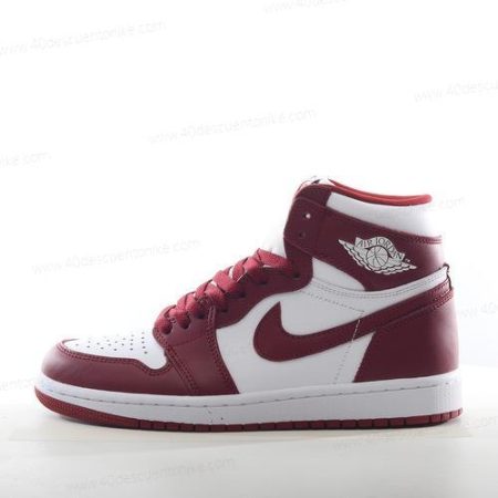 Zapatos Nike Air Jordan 1 Retro High OG ‘Blanco Rojo’ Hombre/Femenino 555088-611