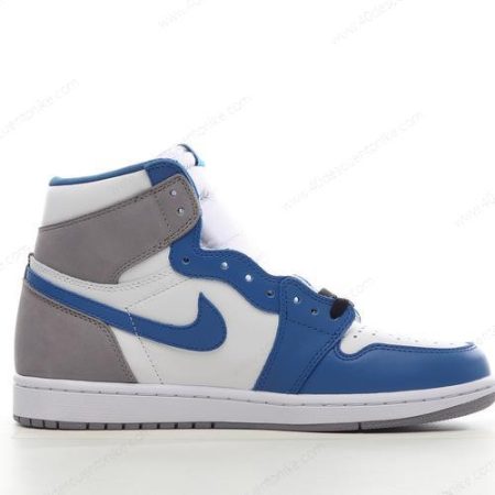 Zapatos Nike Air Jordan 1 Retro High OG ‘Gris Blanco Azul’ Hombre/Femenino FD1437-410