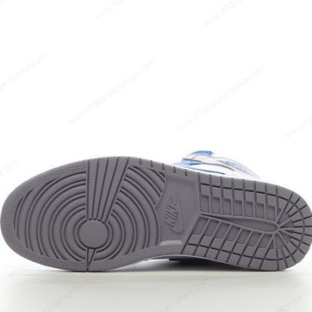 Zapatos Nike Air Jordan 1 Retro High OG ‘Gris Blanco Azul’ Hombre/Femenino FD1437-410