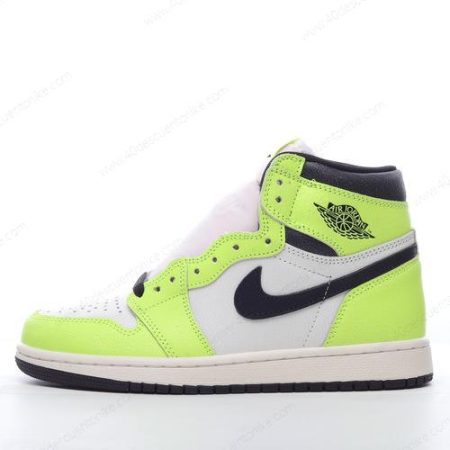 Zapatos Nike Air Jordan 1 Retro High OG ‘Negro Verde Claro’ Hombre/Femenino 555088-702
