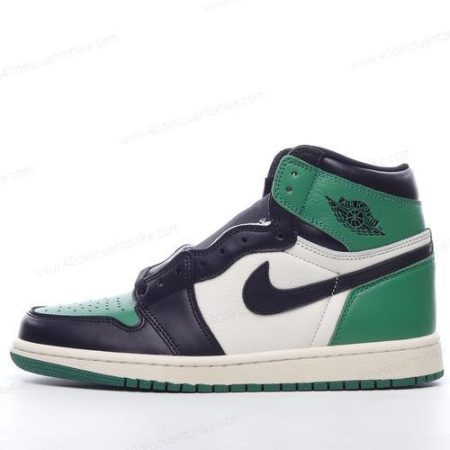 Zapatos Nike Air Jordan 1 Retro High ‘Verde Negro’ Hombre/Femenino 555088-302