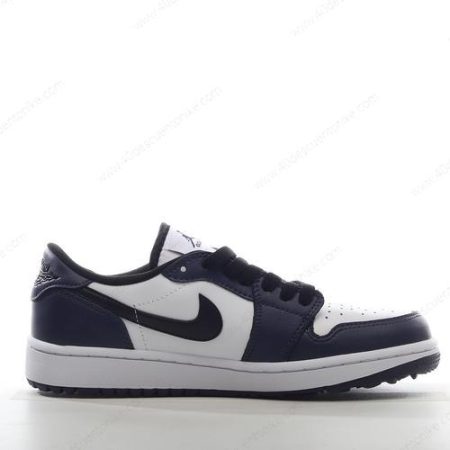 Zapatos Nike Air Jordan 1 Retro Low Golf ‘Blanco Azul Marino Negro’ Hombre/Femenino DD9315-104