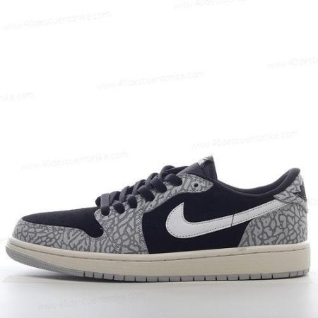 Zapatos Nike Air Jordan 1 Retro Low OG ‘Negro Gris Blanco’ Hombre/Femenino CZ0790-001
