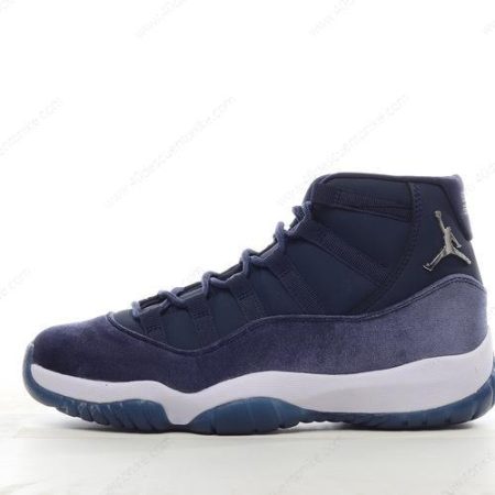 Zapatos Nike Air Jordan 11 High ‘Azul Marino Plata Blanco’ Hombre/Femenino AR0715-441