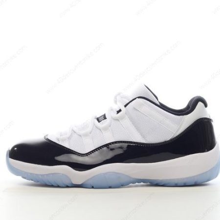 Zapatos Nike Air Jordan 11 Retro Low ‘Blanco Negro’ Hombre/Femenino 528895-153