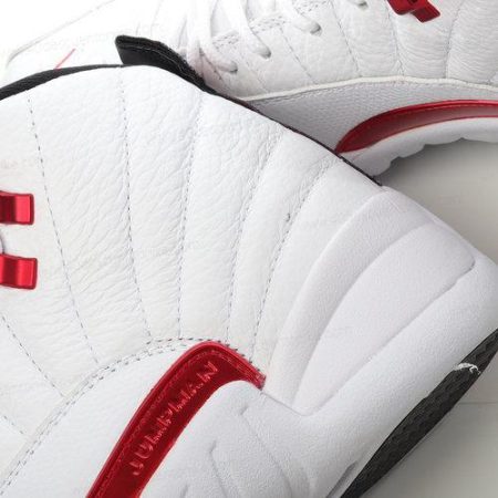 Zapatos Nike Air Jordan 12 Retro ‘Blanco Rojo’ Hombre/Femenino CT8013-106