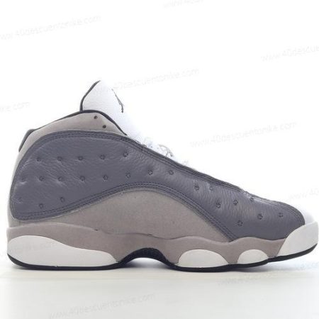 Zapatos Nike Air Jordan 13 Retro ‘Gris Blanco’ Hombre/Femenino 414575-016
