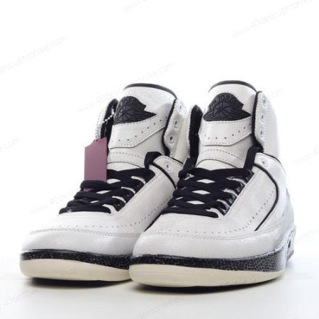 Zapatos Nike Air Jordan 2 Mid SP x Off-White ‘Blanco Púrpura Negro’ Hombre/Femenino DJ4375-160