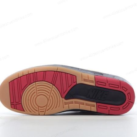 Zapatos Nike Air Jordan 2 Mid SP x Off-White ‘Blanco Rojo Gris Negro’ Hombre/Femenino DJ4375-101
