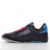 Zapatos Nike Air Jordan 2 Retro Low SP x Off-White ‘Negro Azul Rosa’ Hombre/Femenino DJ4375-004