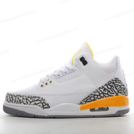 Zapatos Nike Air Jordan 3 Retro ‘Blanco Amarillo’ Hombre/Femenino CK9246-108