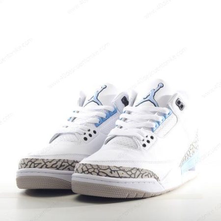 Zapatos Nike Air Jordan 3 Retro ‘Blanco Azul Gris’ Hombre/Femenino CT8532-104