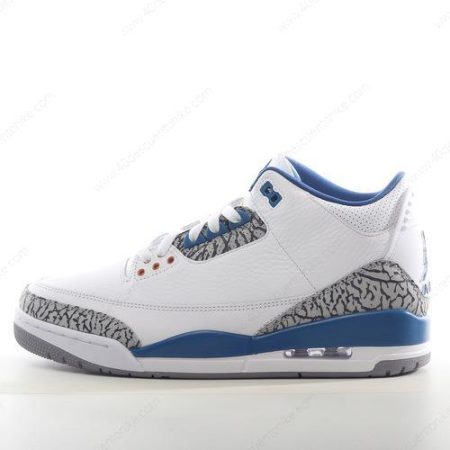 Zapatos Nike Air Jordan 3 Retro ‘Blanco Gris Azul’ Hombre/Femenino CT8532-148