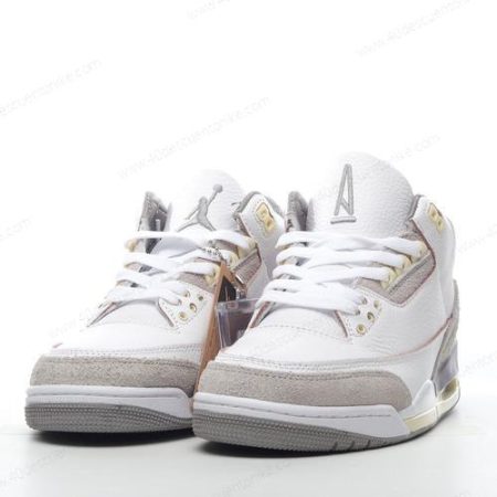 Zapatos Nike Air Jordan 3 Retro ‘Blanco Gris Marrón’ Hombre/Femenino DH3434-110