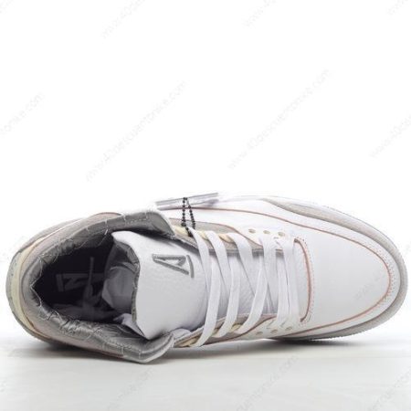 Zapatos Nike Air Jordan 3 Retro ‘Blanco Gris Marrón’ Hombre/Femenino