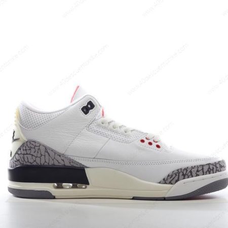 Zapatos Nike Air Jordan 3 Retro ‘Blanco Naranja Gris’ Hombre/Femenino CK9246-121