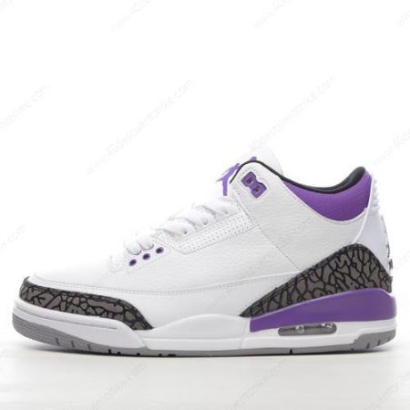 Zapatos Nike Air Jordan 3 Retro ‘Blanco Negro Gris’ Hombre/Femenino DM0967-105