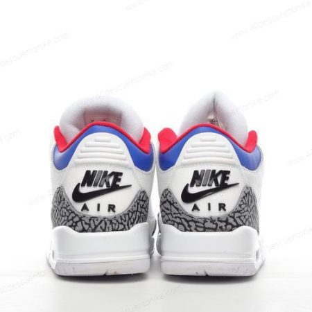 Zapatos Nike Air Jordan 3 Retro ‘Blanco Rojo Azul’ Hombre/Femenino DC7310-100