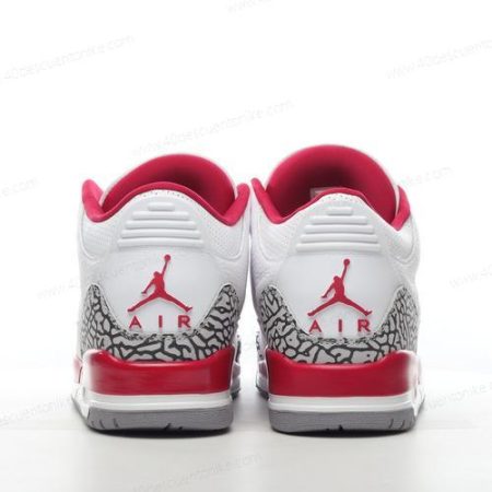Zapatos Nike Air Jordan 3 Retro ‘Blanco Rojo’ Hombre/Femenino CT8532-126