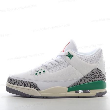 Zapatos Nike Air Jordan 3 Retro ‘Blanco Verde Rojo’ Hombre/Femenino CK9246-136