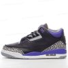 Zapatos Nike Air Jordan 3 Retro ‘Negro Gris Blanco Púrpura’ Hombre/Femenino CT8532-050