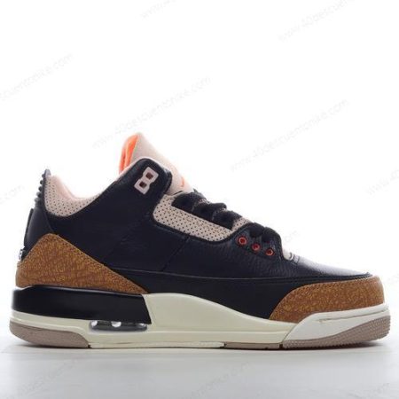 Zapatos Nike Air Jordan 3 Retro ‘Negro Marrón Naranja’ Hombre/Femenino CT8532-008