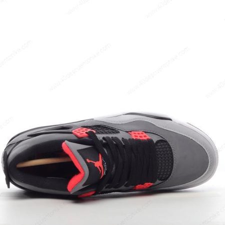 Zapatos Nike Air Jordan 4 ‘Gris Oscuro Rojo’ Hombre/Femenino DH6297-061