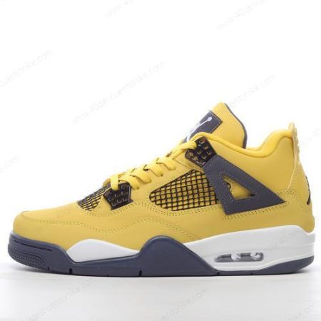 Zapatos Nike Air Jordan 4 Retro ‘Amarillo Gris’ Hombre/Femenino CT8527-700