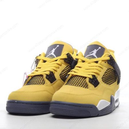 Zapatos Nike Air Jordan 4 Retro ‘Amarillo Gris’ Hombre/Femenino CT8527-700