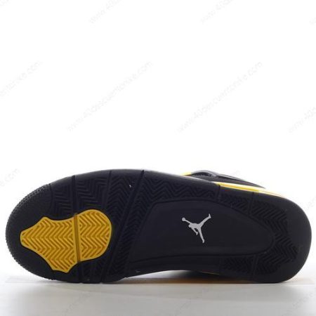 Zapatos Nike Air Jordan 4 Retro ‘Amarillo Negro’ Hombre/Femenino 308497-008