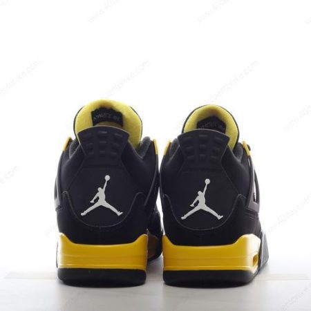 Zapatos Nike Air Jordan 4 Retro ‘Amarillo Negro’ Hombre/Femenino 308497-008