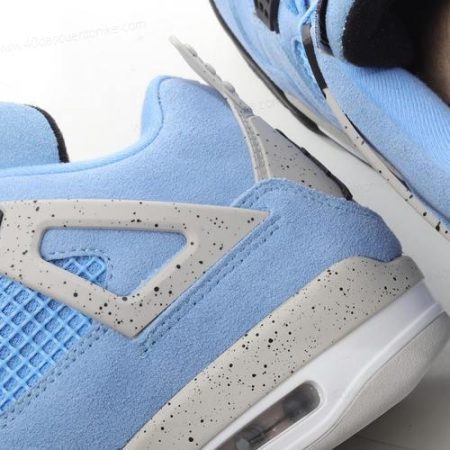 Zapatos Nike Air Jordan 4 Retro ‘Azul Gris Blanco Negro’ Hombre/Femenino CT8527-400