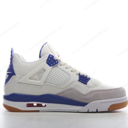 Zapatos Nike Air Jordan 4 Retro ‘Blanco Azul Gris’ Hombre/Femenino DR5415-140