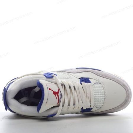 Zapatos Nike Air Jordan 4 Retro ‘Blanco Azul Gris’ Hombre/Femenino DR5415-140