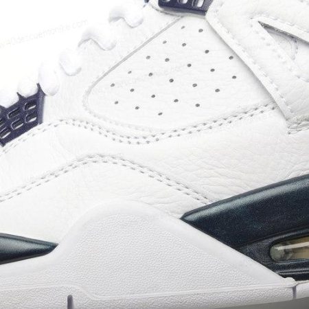 Zapatos Nike Air Jordan 4 Retro ‘Blanco Azul’ Hombre/Femenino 314254-107