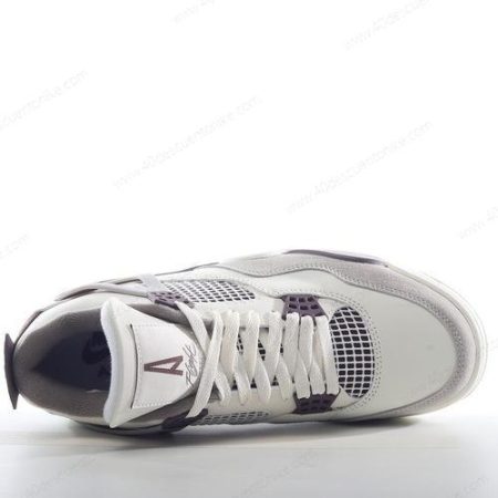 Zapatos Nike Air Jordan 4 Retro ‘Blanco Gris Marrón’ Hombre/Femenino FZ4810-001