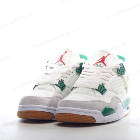 Zapatos Nike Air Jordan 4 Retro ‘Blanco Gris Verde’ Hombre/Femenino DR5415-103