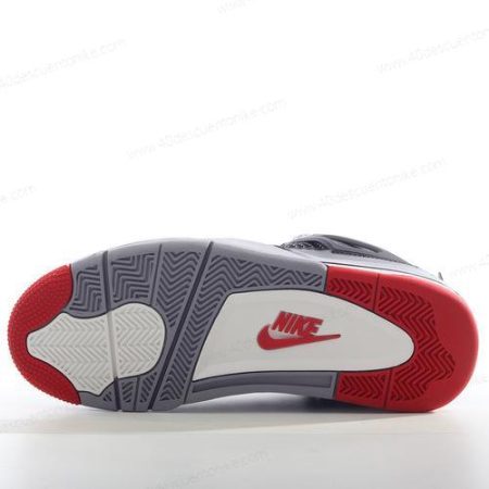 Zapatos Nike Air Jordan 4 Retro ‘Gris Oscuro’ Hombre/Femenino 136013-001