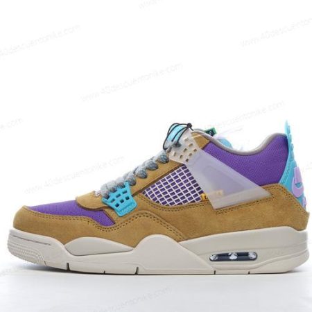 Zapatos Nike Air Jordan 4 Retro ‘Marrón Púrpura Azul’ Hombre/Femenino DJ5718-300