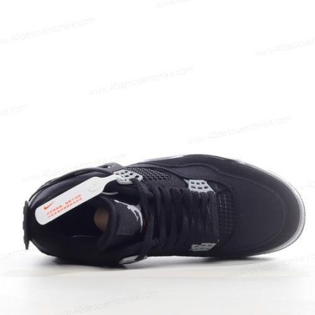 Zapatos Nike Air Jordan 4 Retro ‘Negro Gris Blanco’ Hombre/Femenino DH7138-006