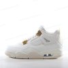 Zapatos Nike Air Jordan 4 Retro ‘Oro Blanco’ Hombre/Femenino AQ9129170