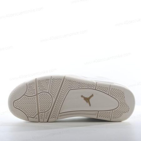 Zapatos Nike Air Jordan 4 Retro ‘Oro Blanco’ Hombre/Femenino AQ9129170