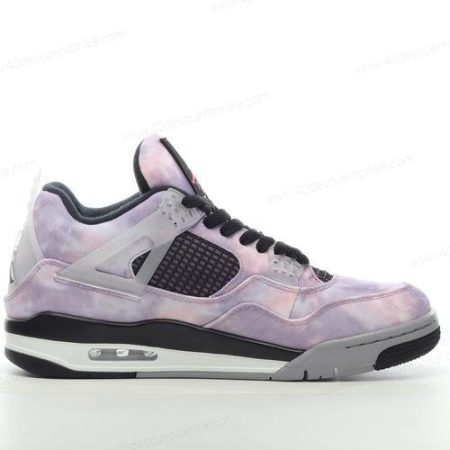 Zapatos Nike Air Jordan 4 Retro ‘Púrpura Negro Gris’ Hombre/Femenino DH7138506