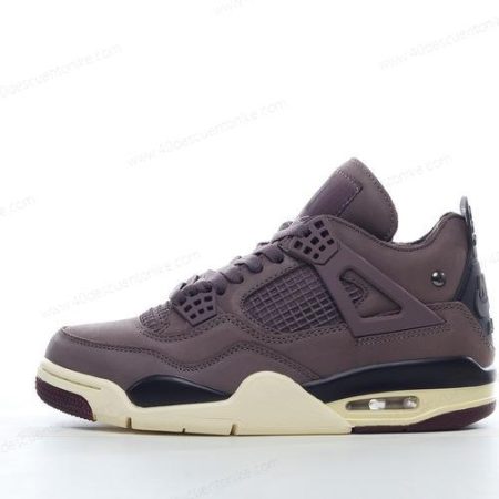 Zapatos Nike Air Jordan 4 Retro ‘Violeta Gris Negro’ Hombre/Femenino DV6773-220